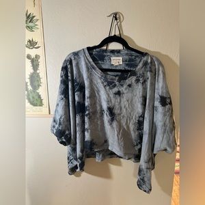 ☮️Free People☮️ Super Cropped Tie-Dye top